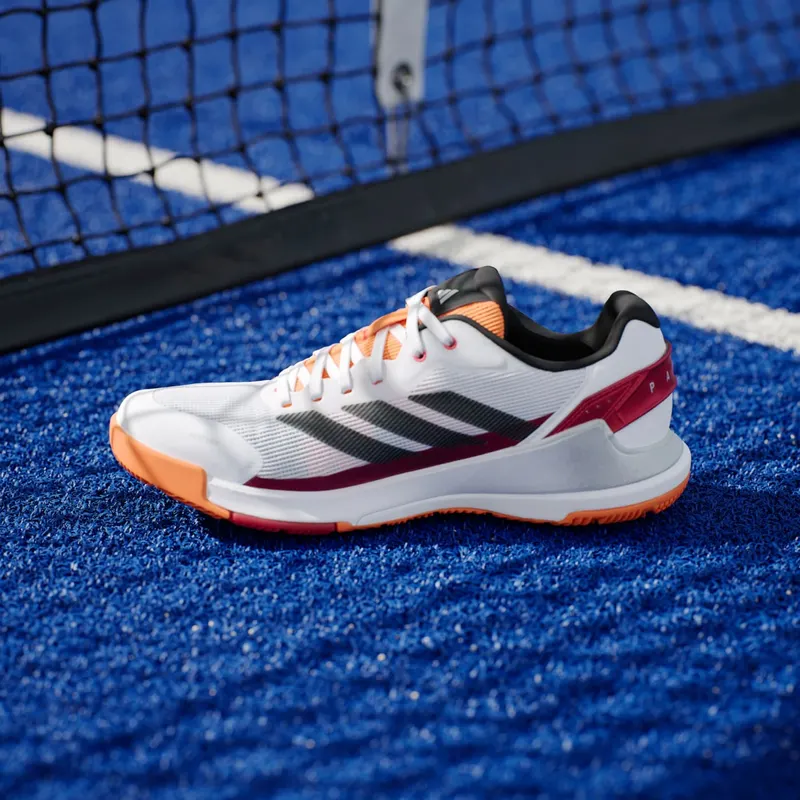 Adidas Crazyquick Padel Cloud White / Core Black / Lucid Orange (JR4647)
