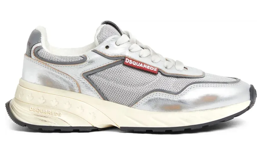 DSQUARED2 met gerafelde afwerking “Grey” (SNW028134708185)