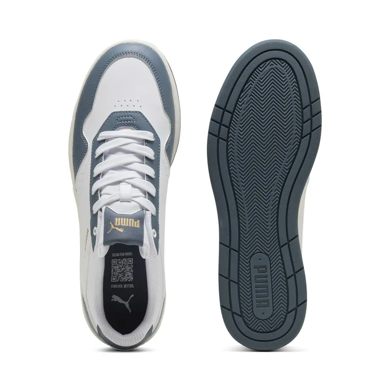 Puma Court Classic “Puma White / Evening Blue” (395018_25)