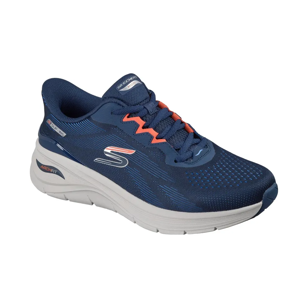 Skechers Slip-ins: Arch Fit 3.0 – Fiddow Sneaker Marine/Orange