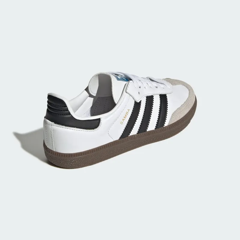 Adidas Samba OG Kids Cloud White / Core Black / Gum (IE3677)