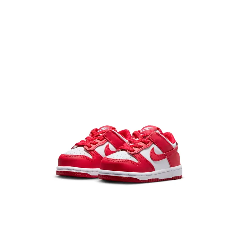 Nike Dunk Low White University Red (FB9107-119)