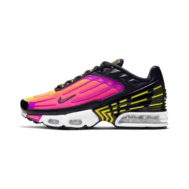 Nike Air Max Plus 3 Hyper Violet (GS) “Black / Dynamic Yellow / Hyper Violet” (CD6871-005)