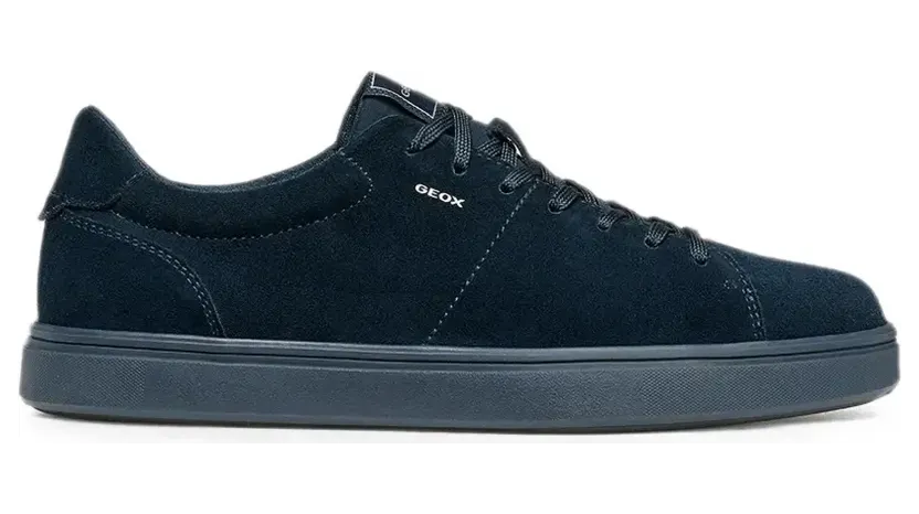 Geox suede lace-up sneakers – Blauw (U65LDD00022C4064)