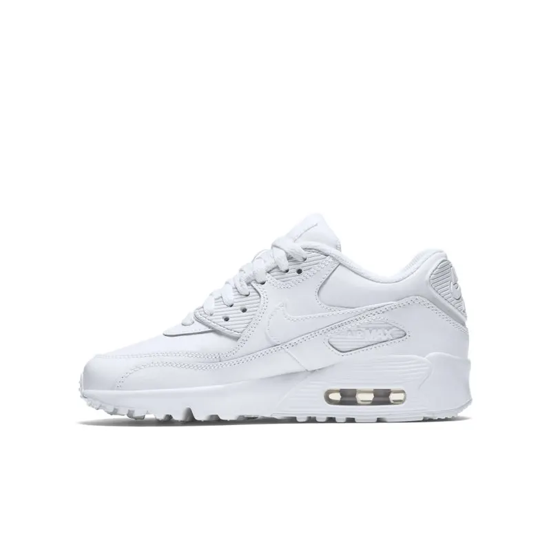 Nike Air Max 90 White Leather (GS) (833412-100)