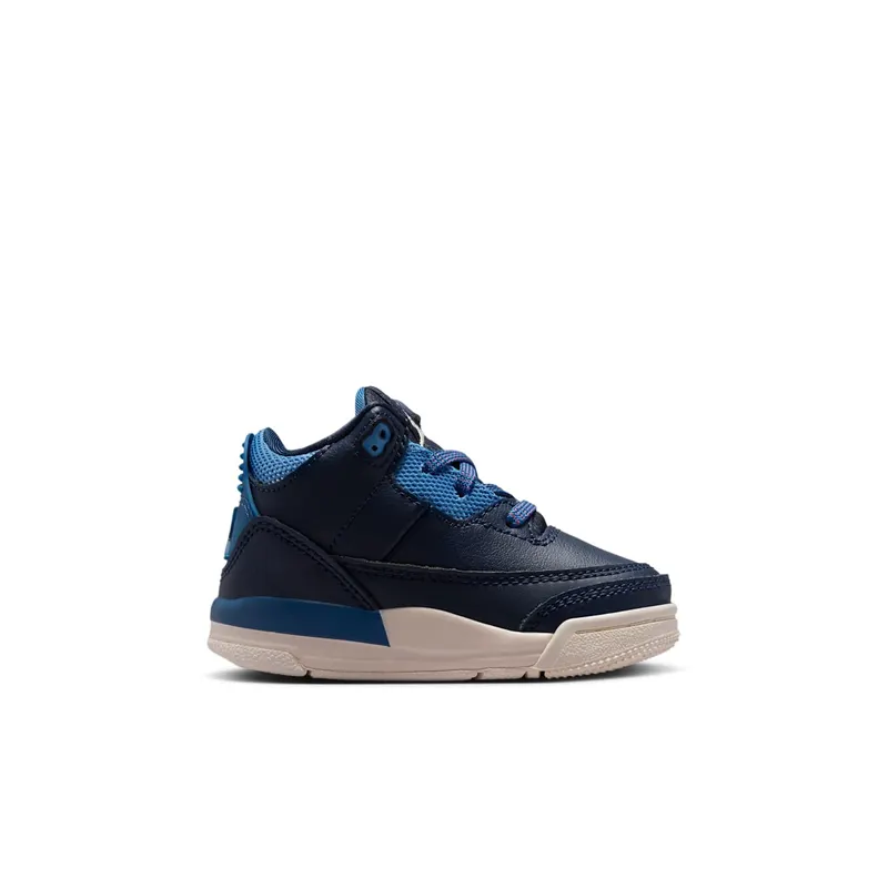 Air Jordan Three Obsidian / Track Red / Blue Beyond (HQ0782-400)