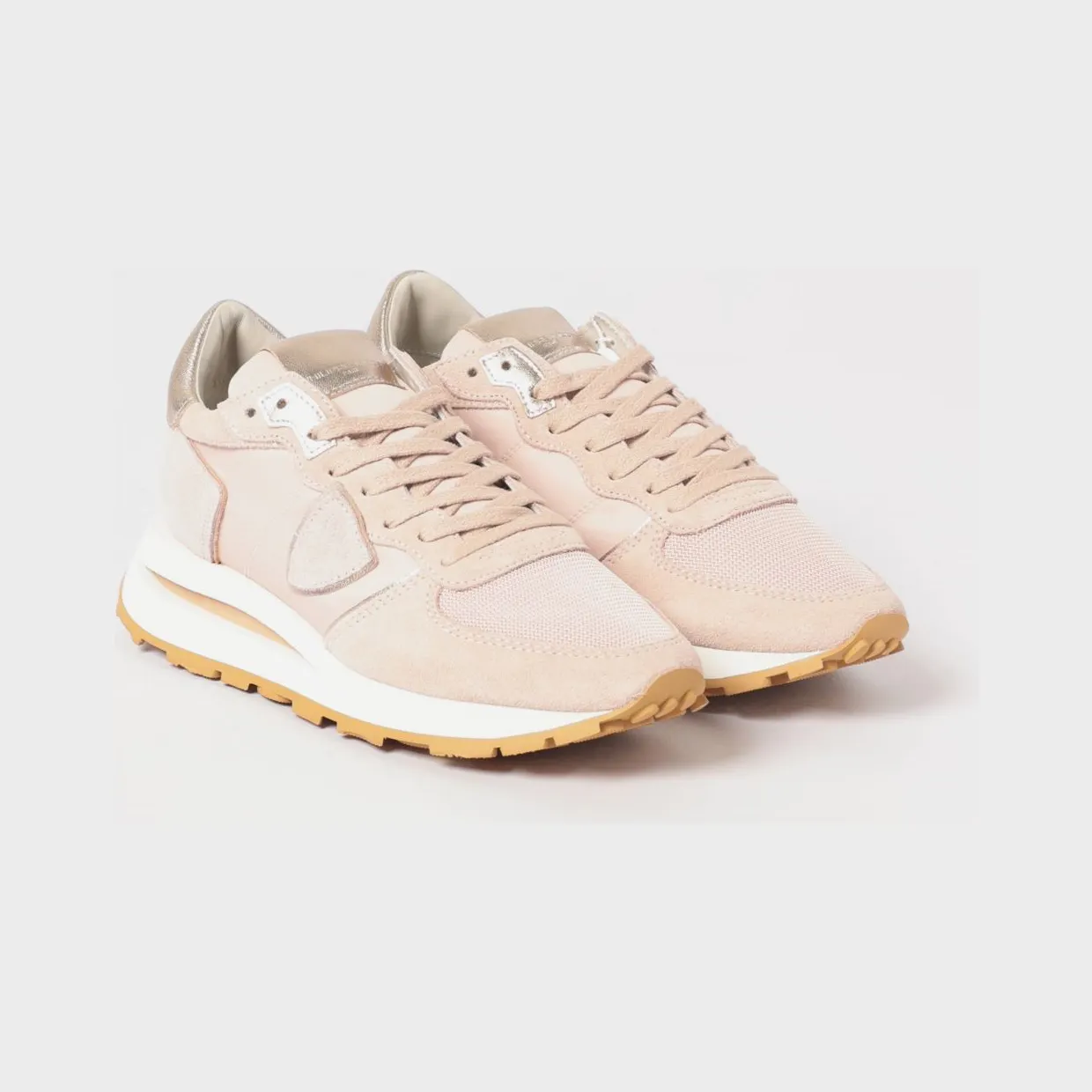 Philippe Model Tropez Haute Suede Sneakers Nude (TKLDW035)