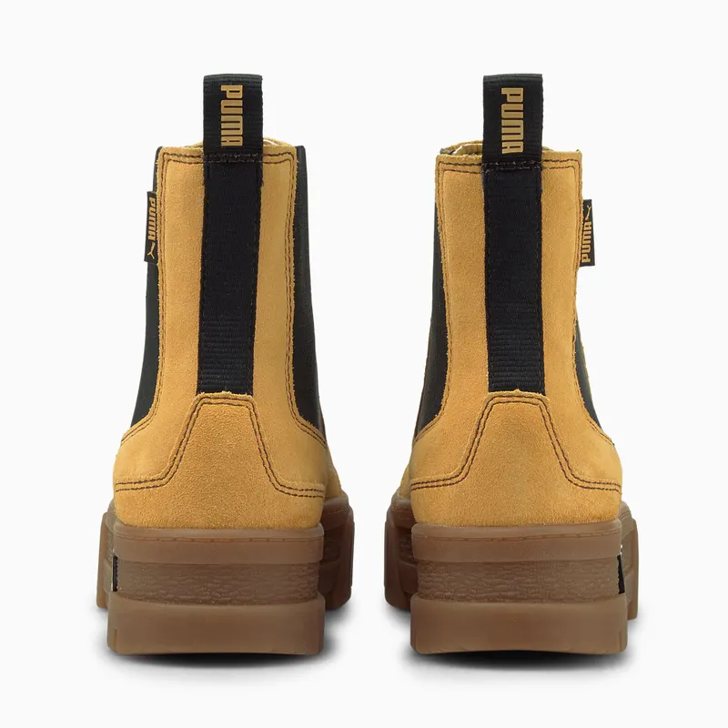 Puma Mayze Chelsea Suede Shoes Brown (382829-04)