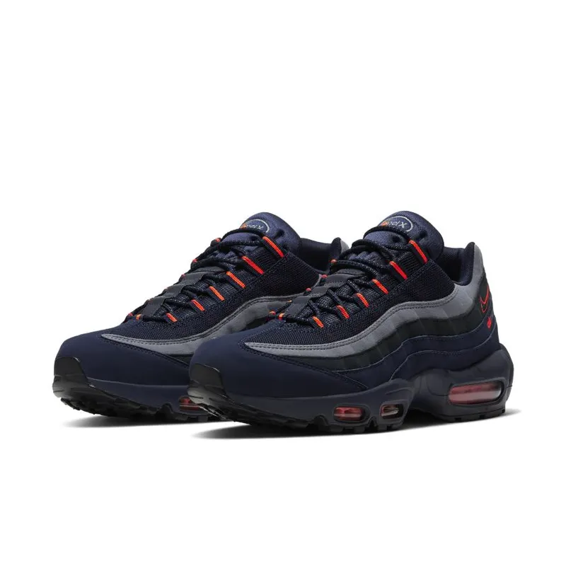 Nike Air Max 95 Logo Navy Orange (CW7477-400)