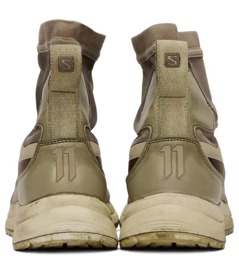 11 by Boris Bidjan Saberi Green Salomon Edition Bamba 2 High WEHR GRÜN (253 11xS) (2)