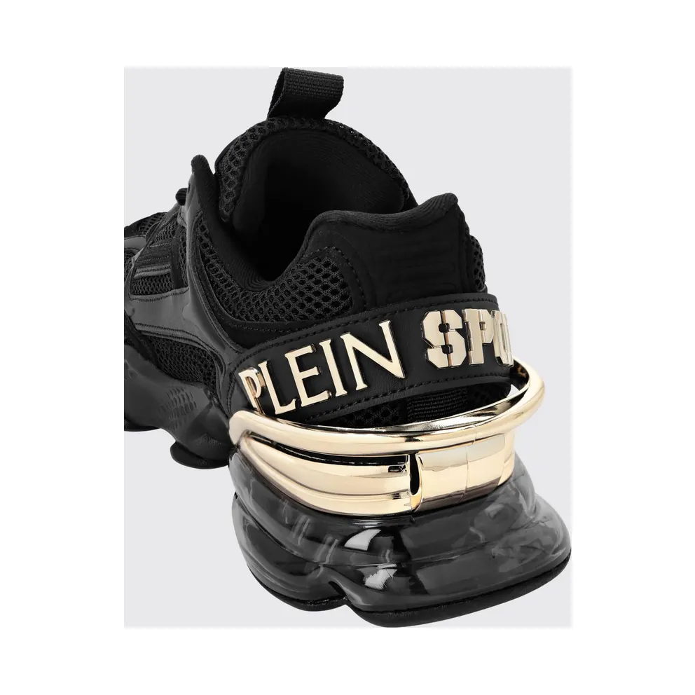 Plein Sport Runner PS Thunder Mix Low-Top Mesh with Notched Sole Black 1 (SAESUSC0750STE003N0293)