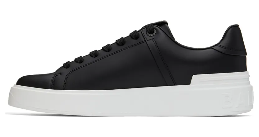 Balmain White B-Court Sneakers (XM1VI288LVTR) (3)