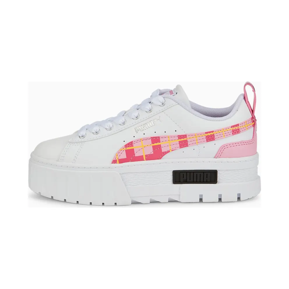 Puma Mayze ’90s Prep White/Pink/Black (386085-01)