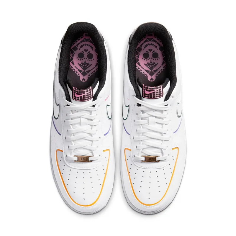 Nike Air Force 1 Low Day of the Dead (2019) White/Black-Multi-Color (CT1138-100)