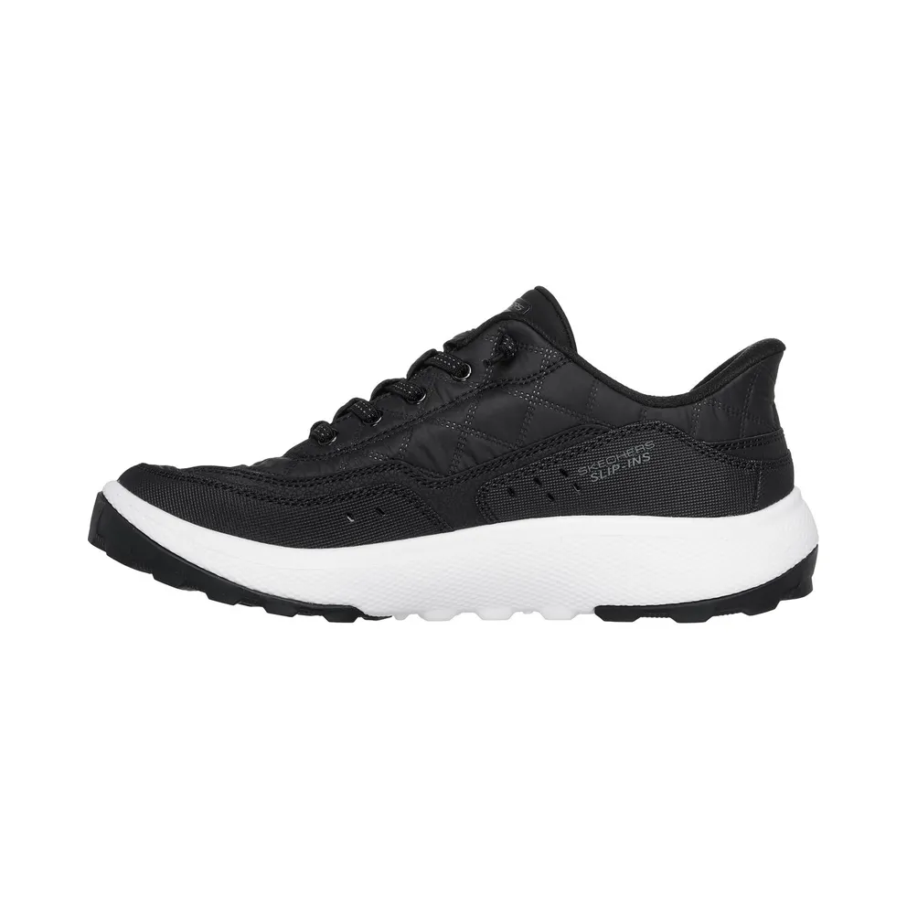 Skechers Slip-ins Relaxed Fit Urban Explore – Cozy Fit “Black / White” (180277BKW)