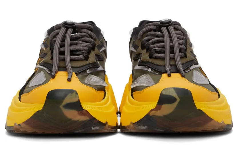 Dolce & Gabbana Yellow & Black Daymaster Sneakers (CS1941 AQ709) (2)