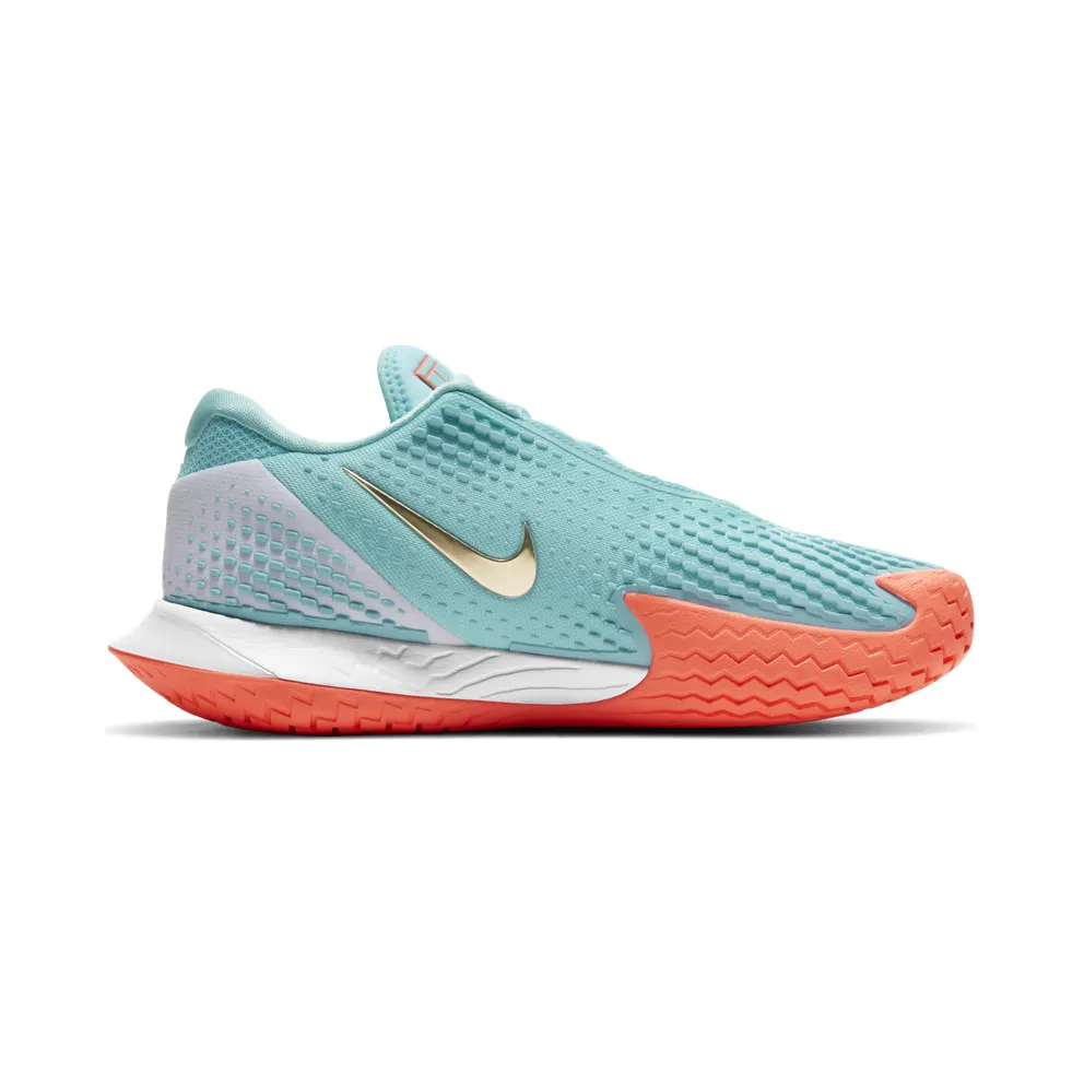 NikeCourt Air Zoom Vapor Cage 4 Hardcourt Blue “Copa / Bright Mango / White / Metallic Gold” (CD0431-400)