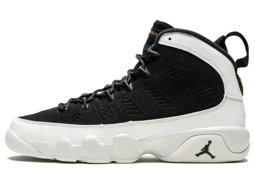 Air Jordan 9 Retro BG Black White (302359-021)