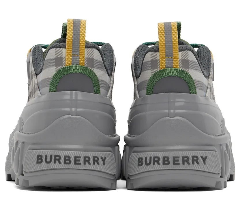 Burberry Grey Arthur Low-Top Sneakers (8050940) (2)