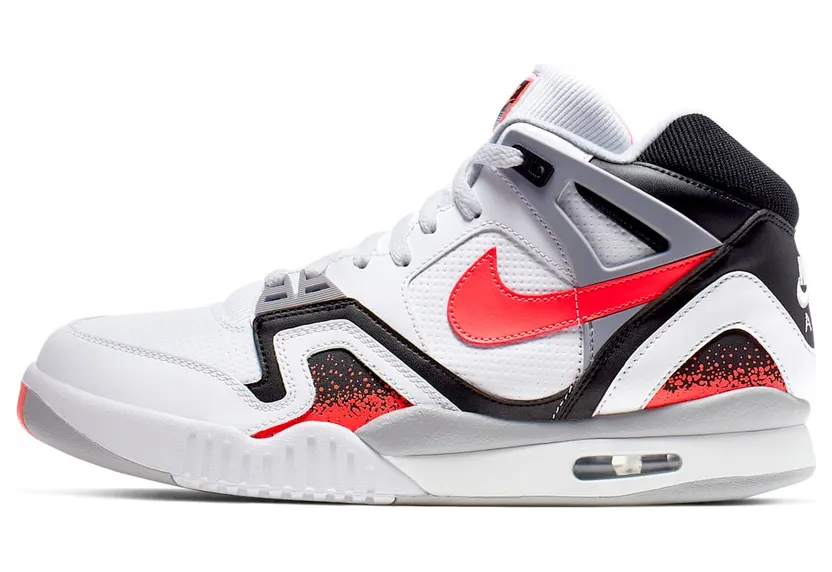 Nike Air Tech Challenge 2 Retro ‘Hot Lava’ 2019 White/Hot Lava-Flat Silver (CJ1437-100)
