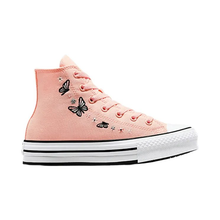 Converse Chuck Taylor All Star EVA Lift Hi Butterflies Soft Peach (A07355C)