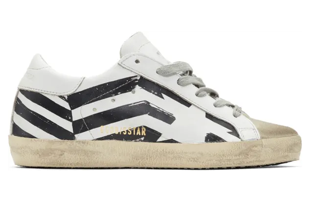 Golden Goose White Flag Superstar Sneakers (GCOWS590.K1)