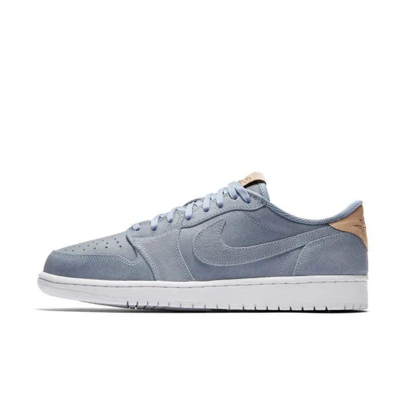 Jordan 1 Retro Low OG Ice Blue Ice Blue/Vachetta Tan-White (905136-402)