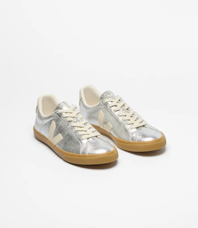 Veja Esplar Cracked Laminated Leather White (EO0321465)