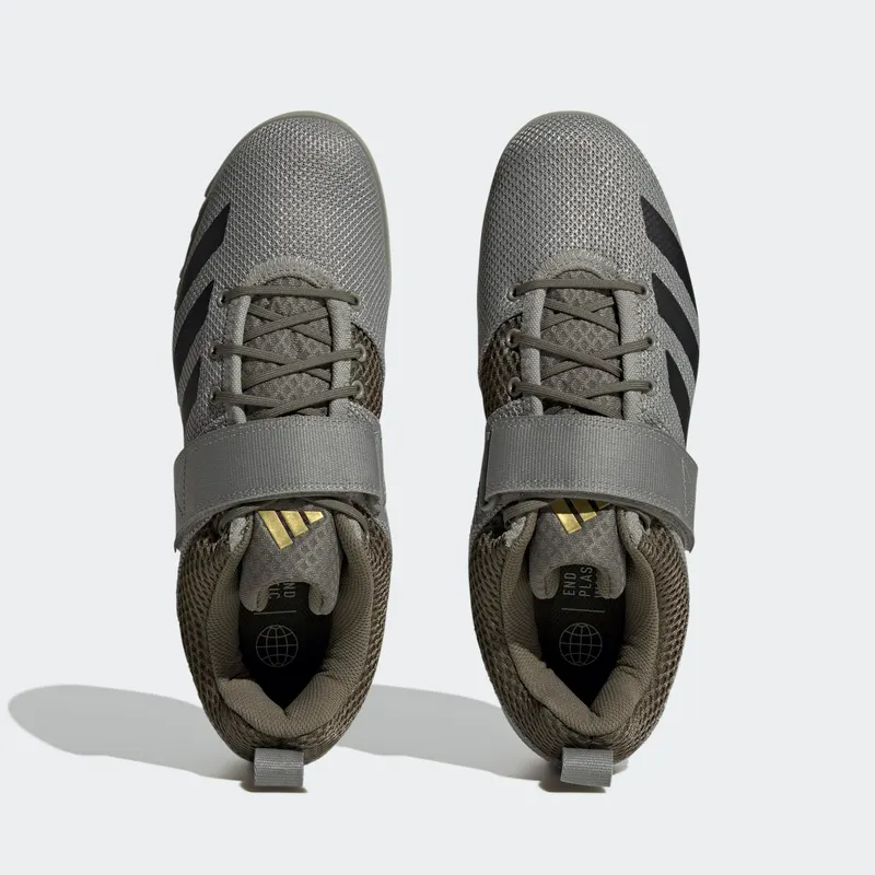adidas Powerlift 5 Silver Pebble Core Black Olive Strata (HQ3529)