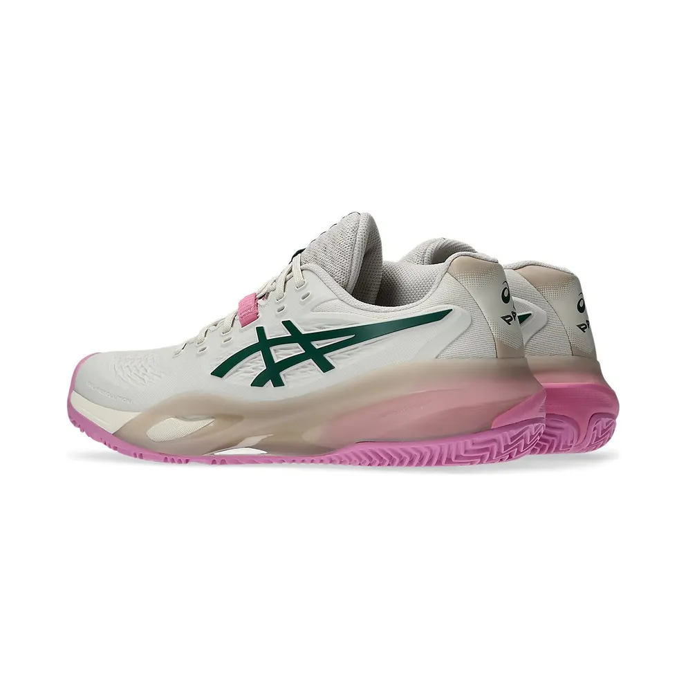 ASICS GEL-RESOLUTION X PADEL “Soft Oat / Jewel Green” (1042A285-250)