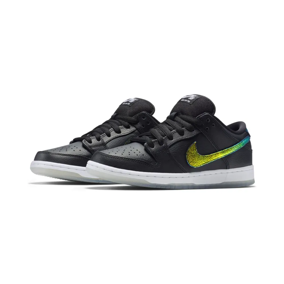 Nike Dunk SB Low Sparkle Oil Spill Black/White/Multi-Color (304292-091)