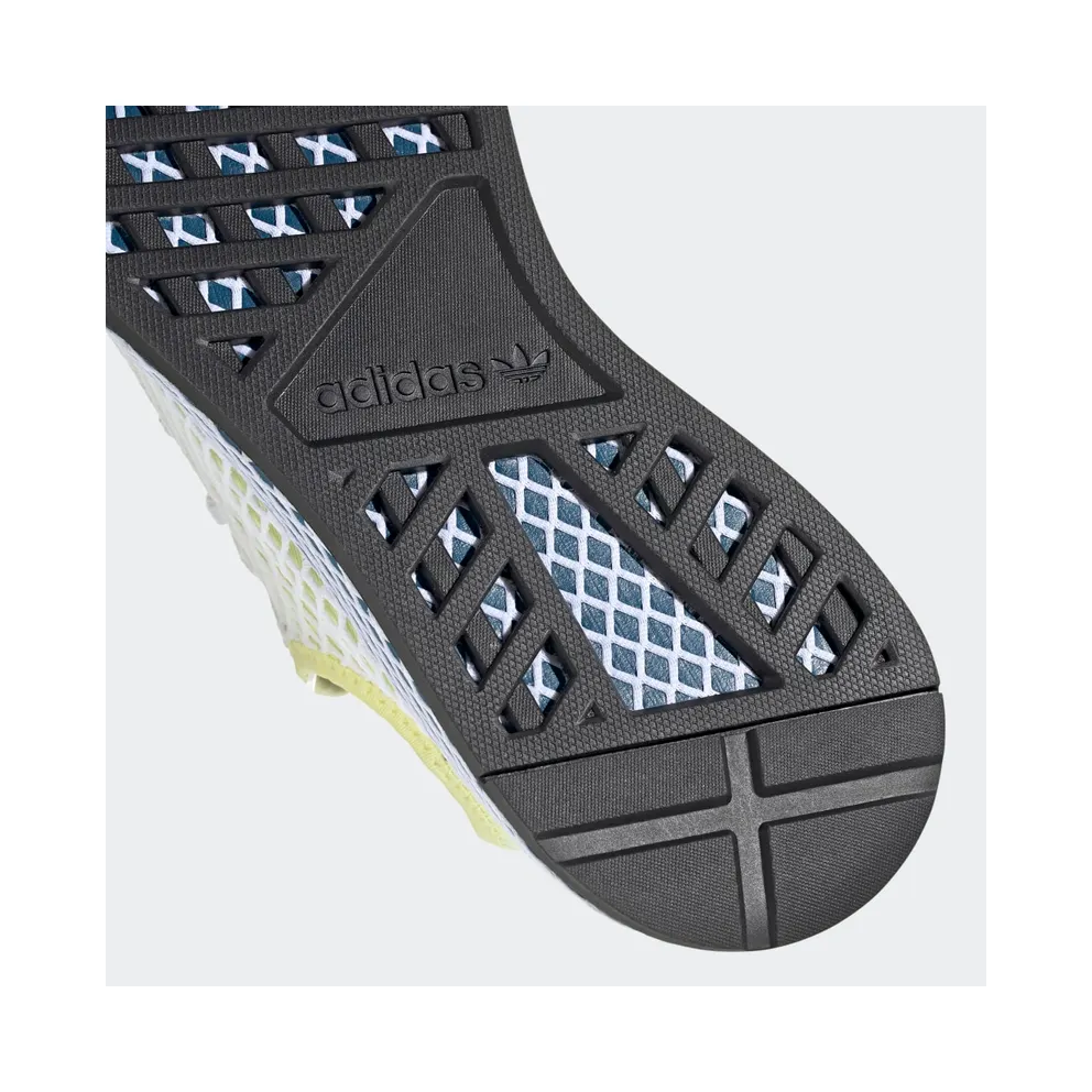 adidas Deerupt Runner Yellow Tint / Cloud White / Legend Marine (EF5377)