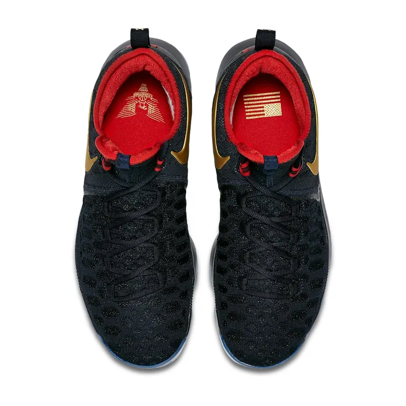 Nike KD 9 Gold Medal Dark Obsidian/Metallic Gold (843396-470)
