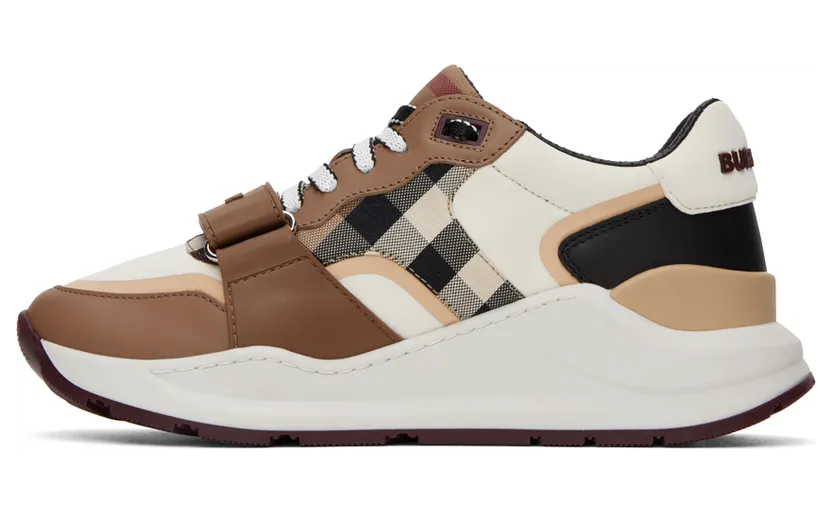 Burberry Brown Check Sneakers (8058874) (3)