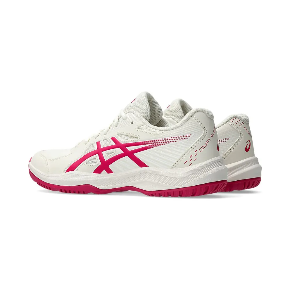 ASICS COURT SLIDE 4 “Cream / Bright Rose” (1042A283-101)