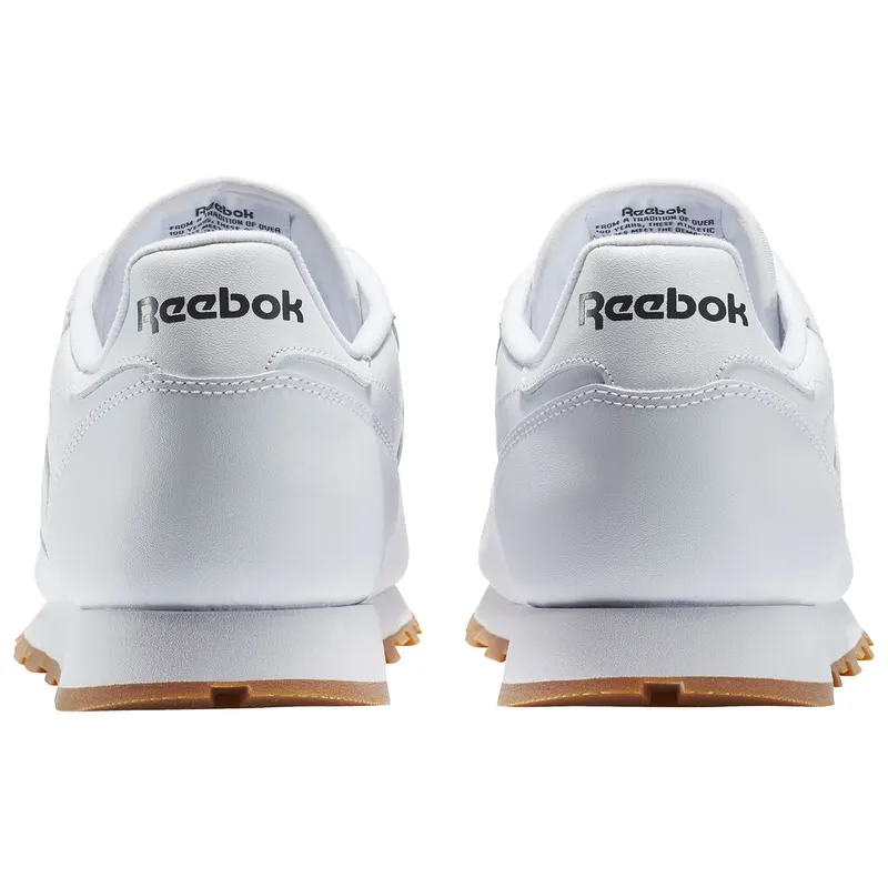 Reebok Classic Leather White White/Gum (Other Brands Reebok)