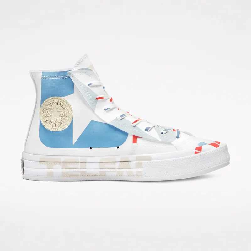 Converse Converse x TELFAR Chuck 70 High Top White/chili Pepper/black (169068C)