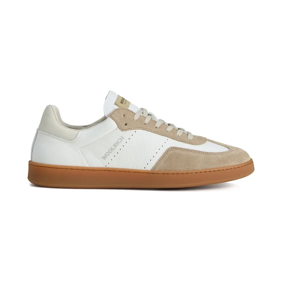 Woolrich Suède and leren retro – White (CMWFFO1020MRUWF407)