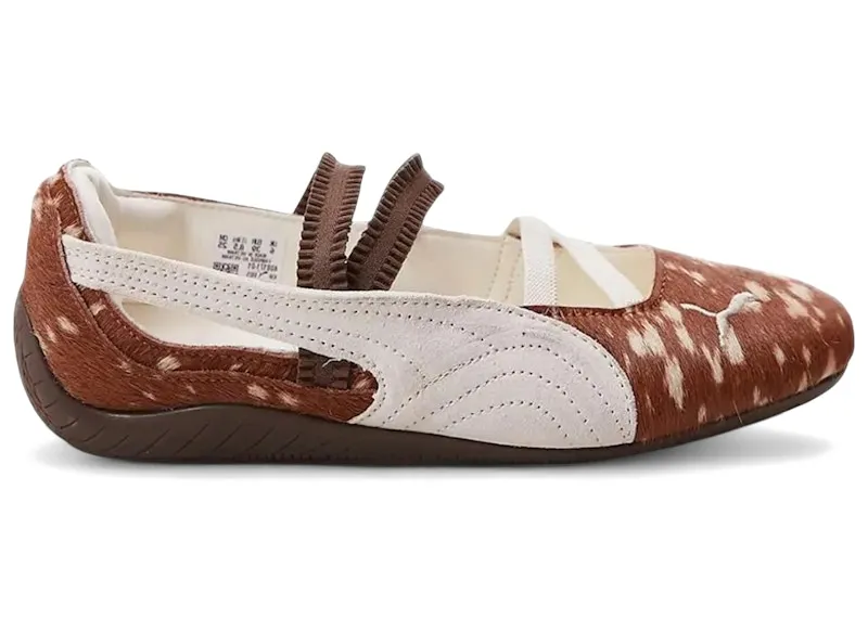Puma Speedcat Ballet Doelette Brown Deer Print (408171-01)
