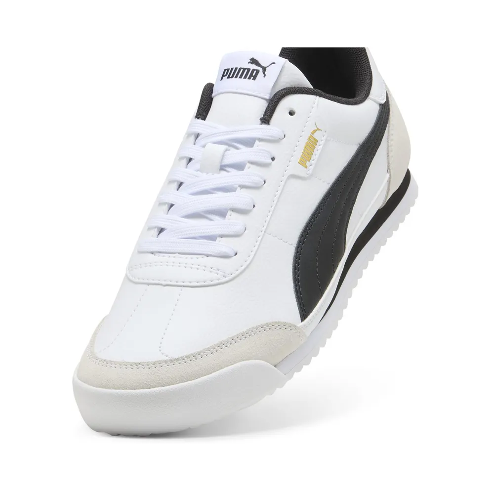 Puma Turino II OG “Puma White / Puma Black / Vapor Gray / Puma Gold” (397646_05)