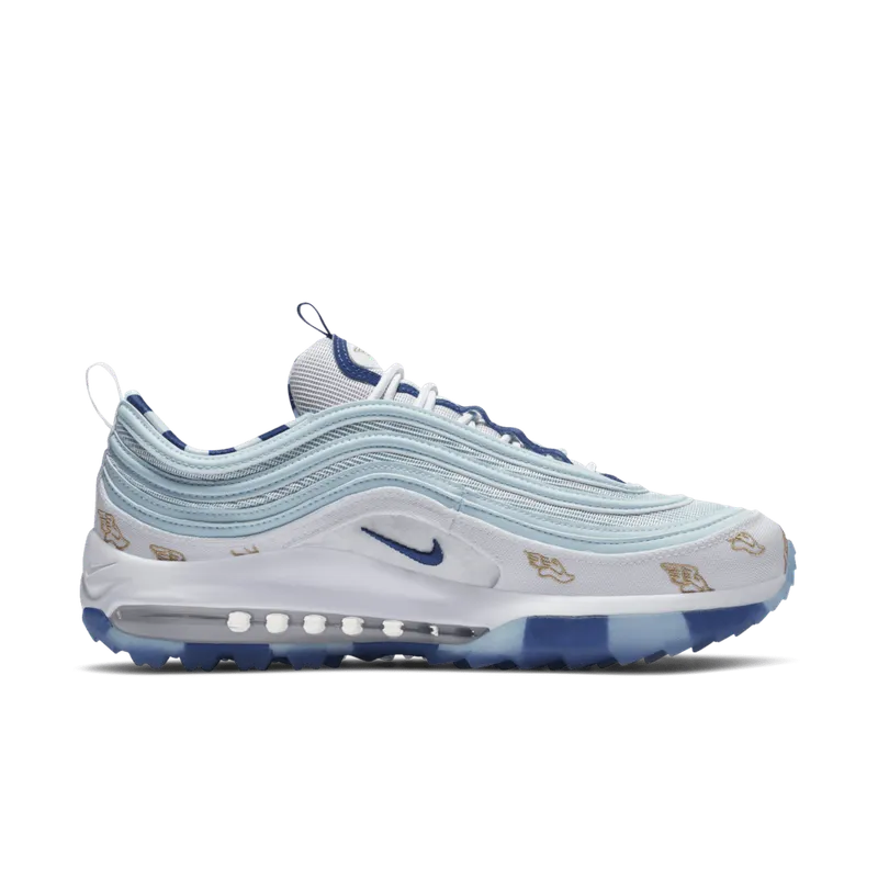 Nike Air Max 97 Golf Wings White/Topaz Mist-Celestial Gold-Deep Royal (CK1220-100)
