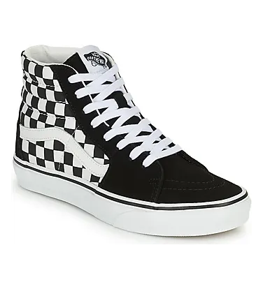 Vans Karierte Sk8-Hi Sneakers – Schwarz (VN0A32QGHRK1)