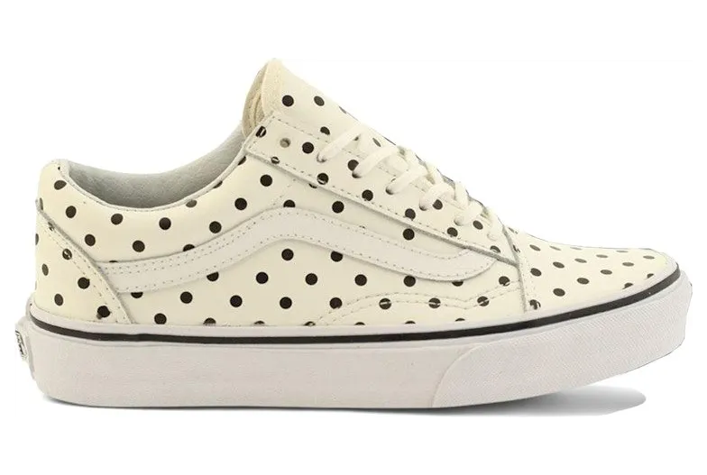 Vans Old Skool Leather White Polka Dot (VN03Z6HUK)