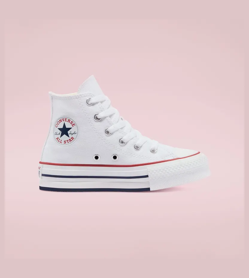 Converse Converse Color EVA Platform Chuck Taylor All Star High Top White/garnet/midnight Navy (671108C)