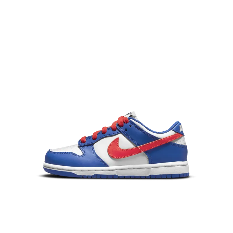 Nike Dunk Low Bright Crimson Game Royal (PS) (CW1588-104)