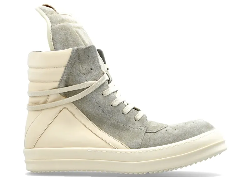 Rick Owens Geobasket High Dark Pearl Milk (RU02F4894-LVSLCO-48111)