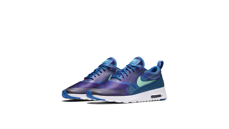 Nike Air Max Thea Print Blue Spark Green Glow (W) Blue Spark/Green Glow (599408-405)