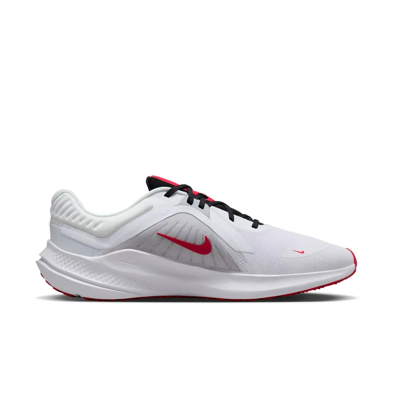 Nike Quest 5 White Light Smoke Grey Black Fire Red (DD0204-104)