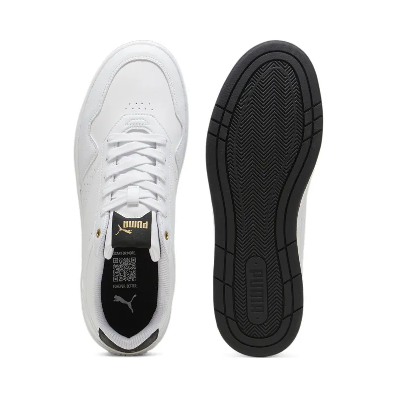 Puma Court Classic “Puma White / Puma Black / Puma Gold” (395018_07)