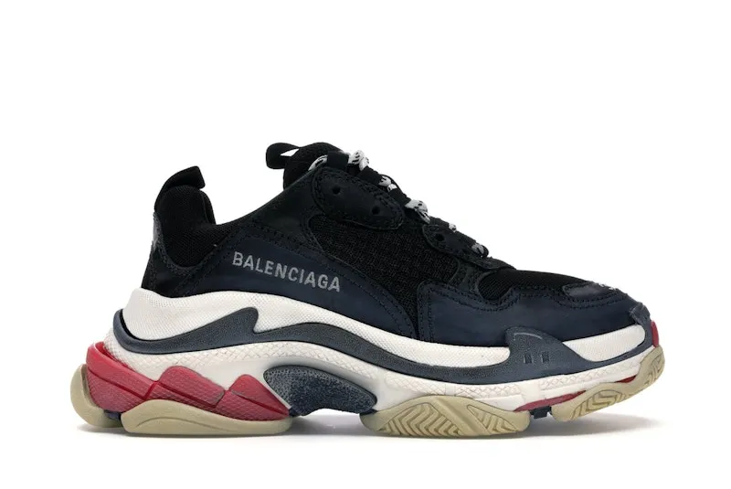 Balenciaga Triple S Black White Red (W) (2017) (524037-W09O1-1000)